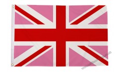 Union Jack Pink Flags